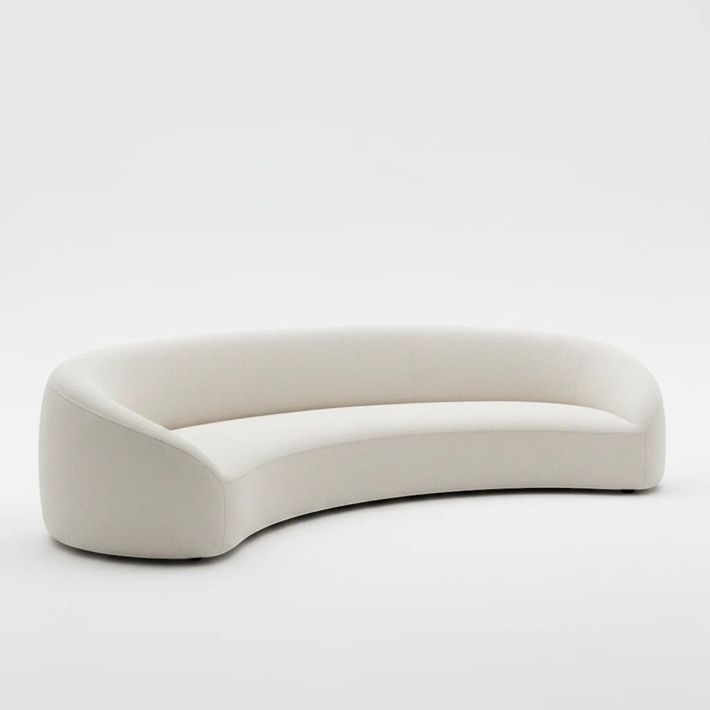 Home Atelier Curved Modern Living Room Sofa