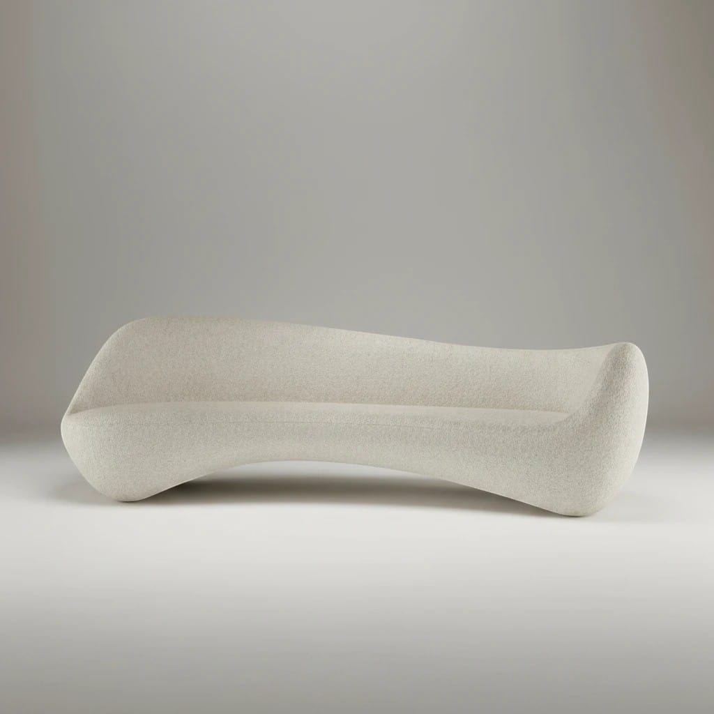 Home Atelier Curved Organic Modern Living Room Sofa