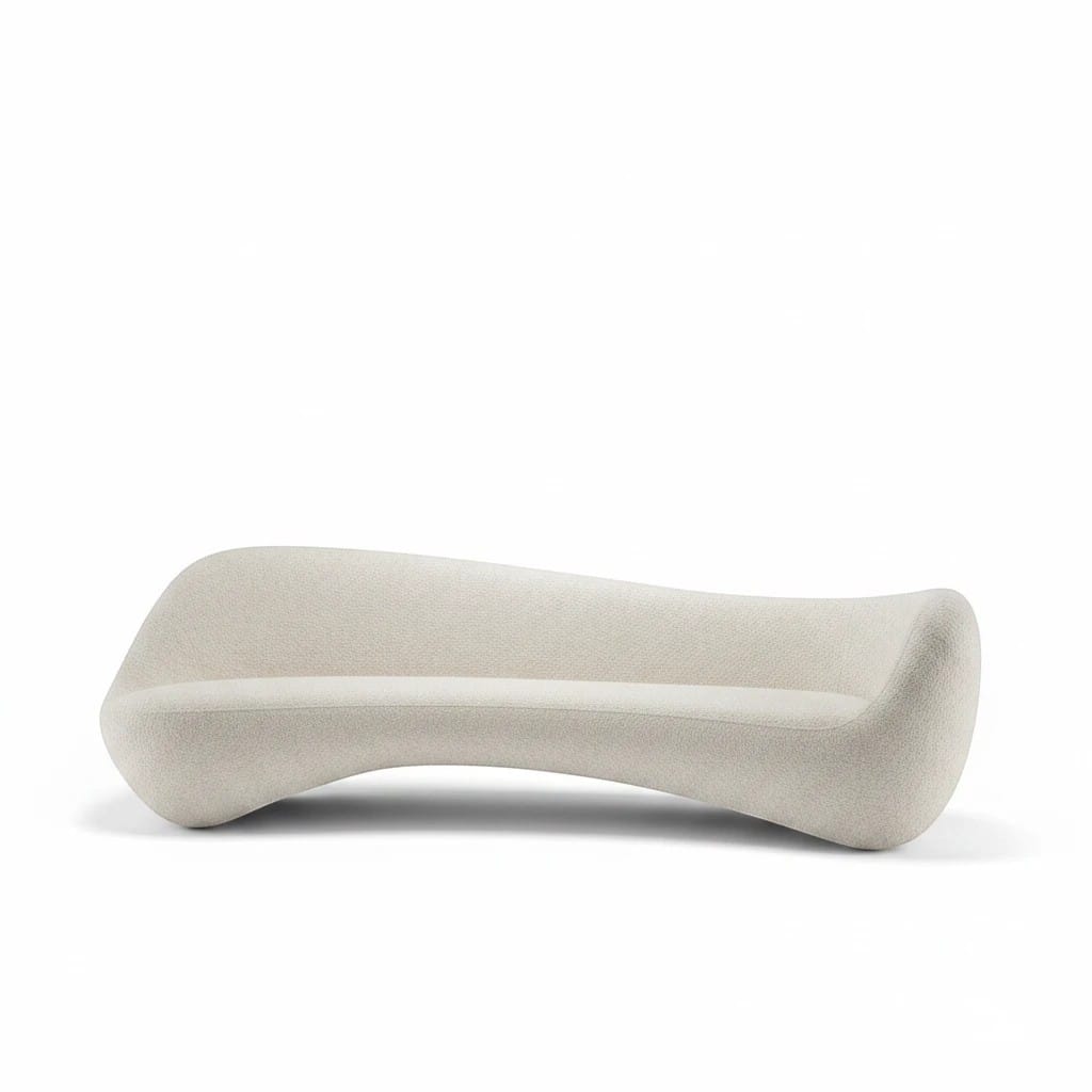 Home Atelier Curved Organic Modern Living Room Sofa