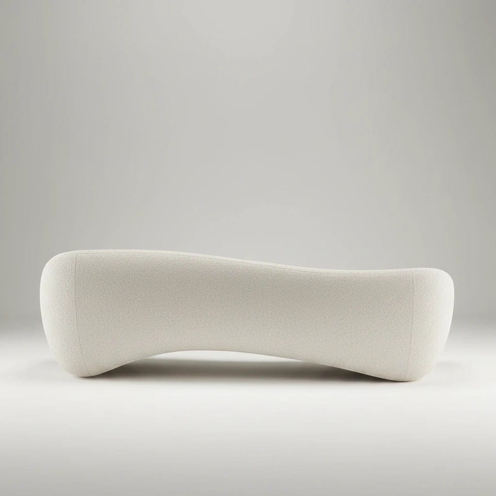 Home Atelier Curved Organic Modern Living Room Sofa
