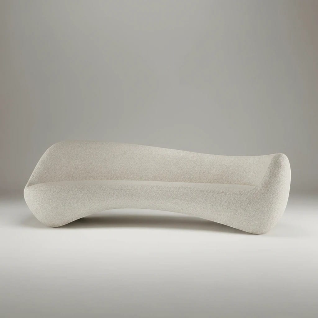 Home Atelier Curved Organic Modern Living Room Sofa