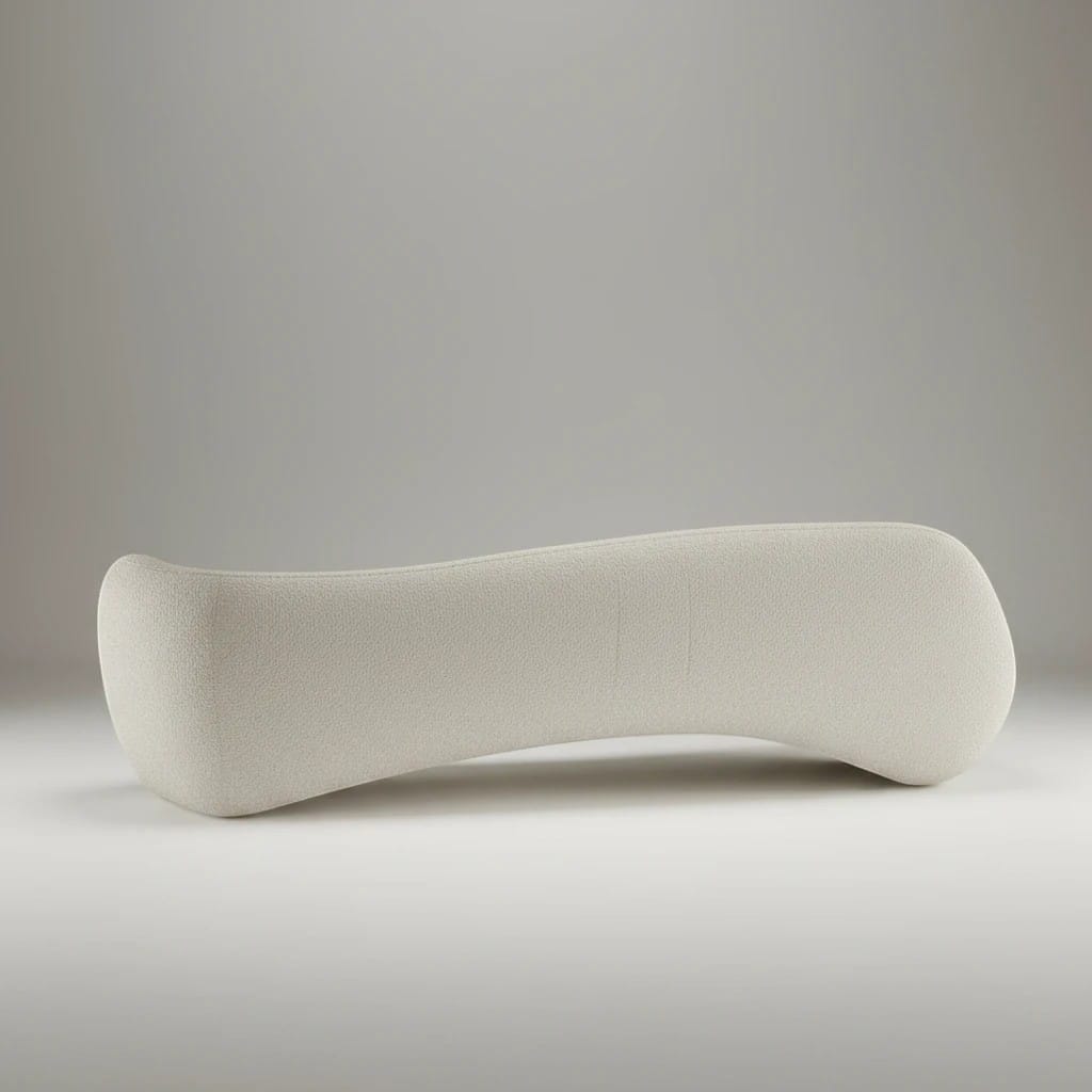Home Atelier Curved Organic Modern Living Room Sofa