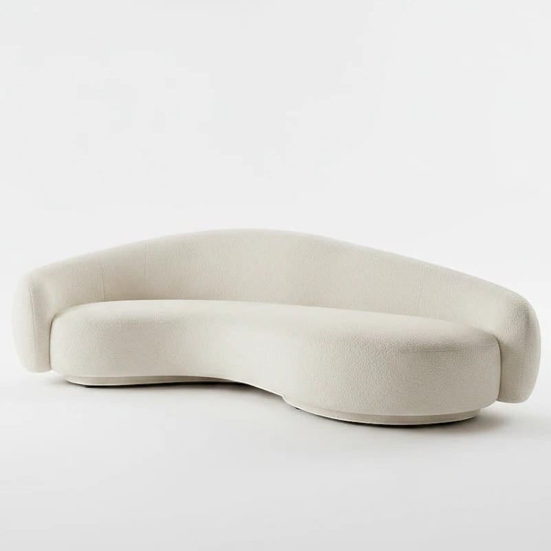 Home Atelier Curved Organic Shape Living Room Sofa