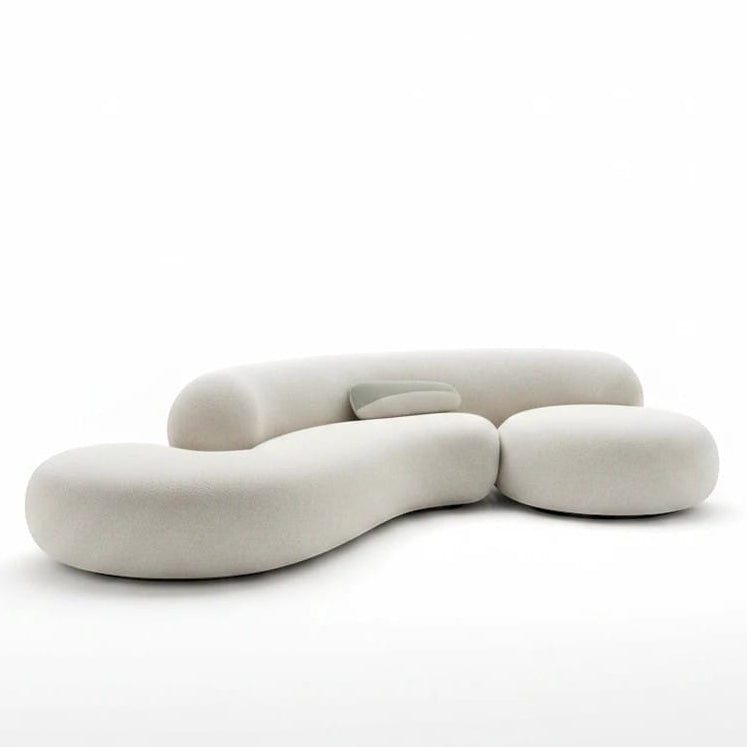 Home Atelier Curved Organic Shape Living Room Sofa
