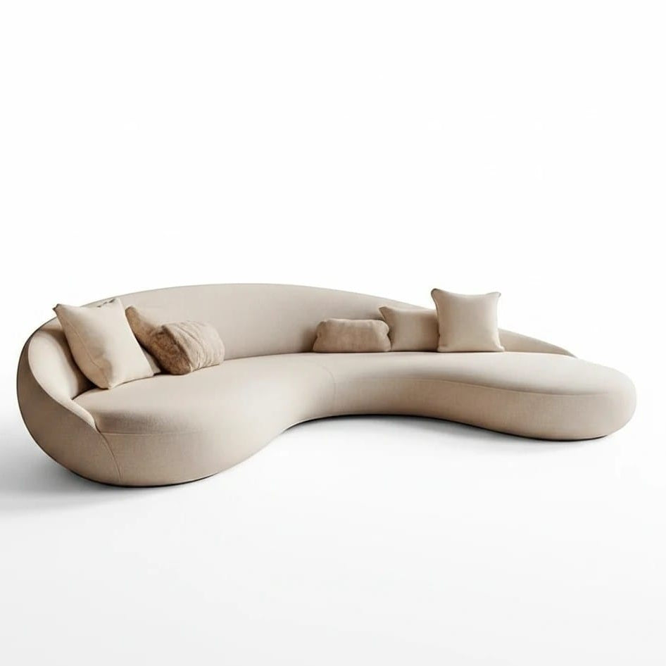 Home Atelier Curved Organic Shape Living Room Sofa