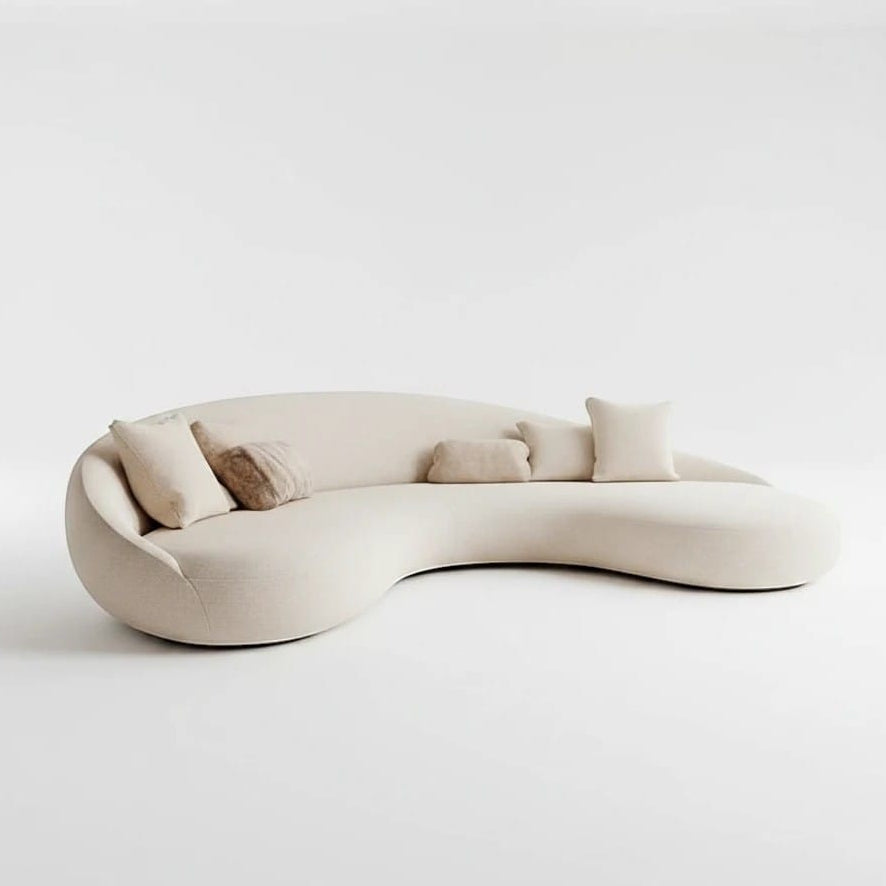 Home Atelier Curved Organic Shape Living Room Sofa