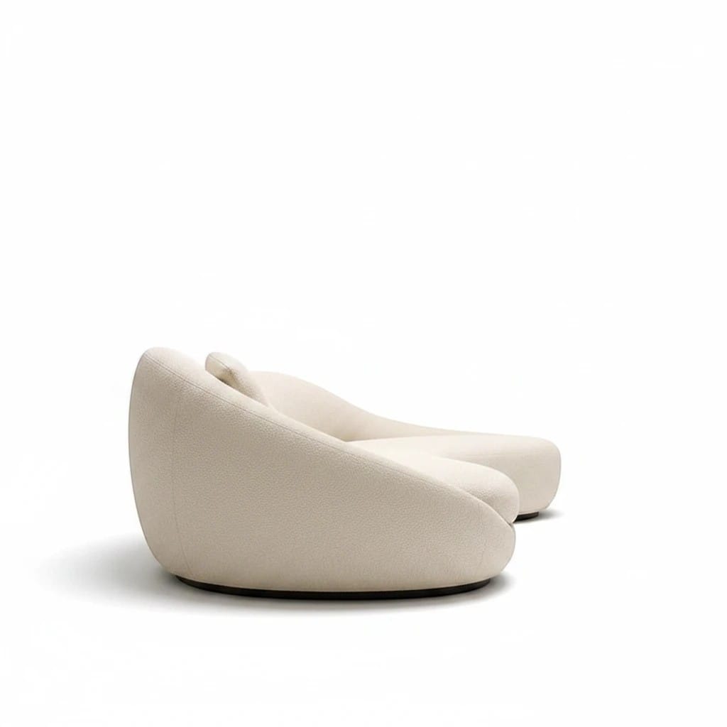 Home Atelier Curved Organic Shape Living Room Sofa