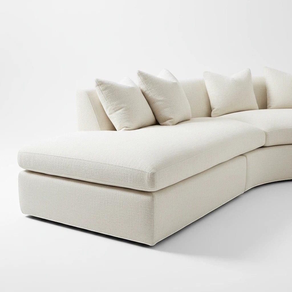Home Atelier Curved Sectional Sofa for Living Room