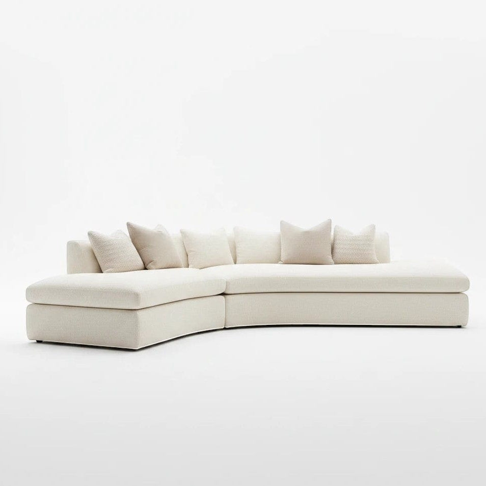 Home Atelier Curved Sectional Sofa for Living Room