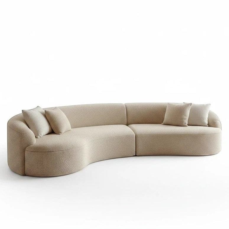Home Atelier Curved Sectional Sofa for Modern Living Room