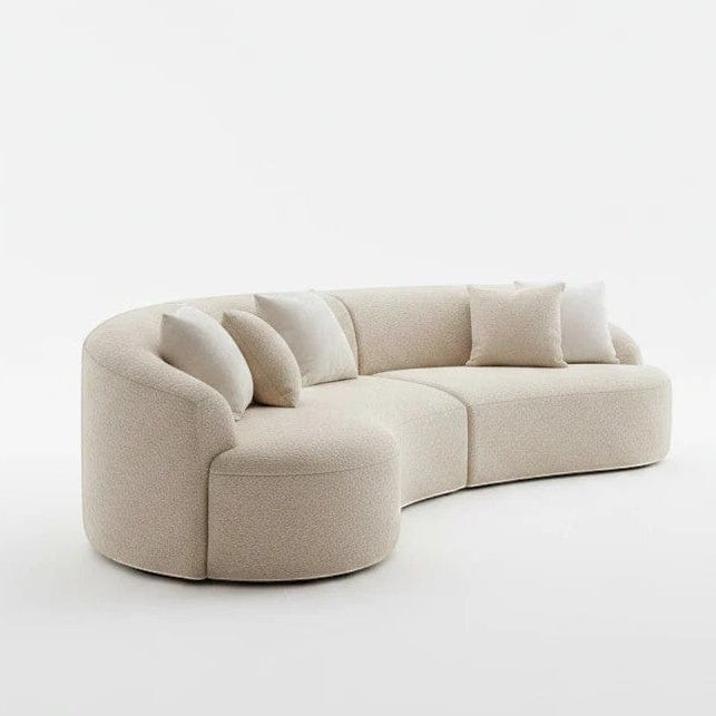 Home Atelier Curved Sectional Sofa for Modern Living Room