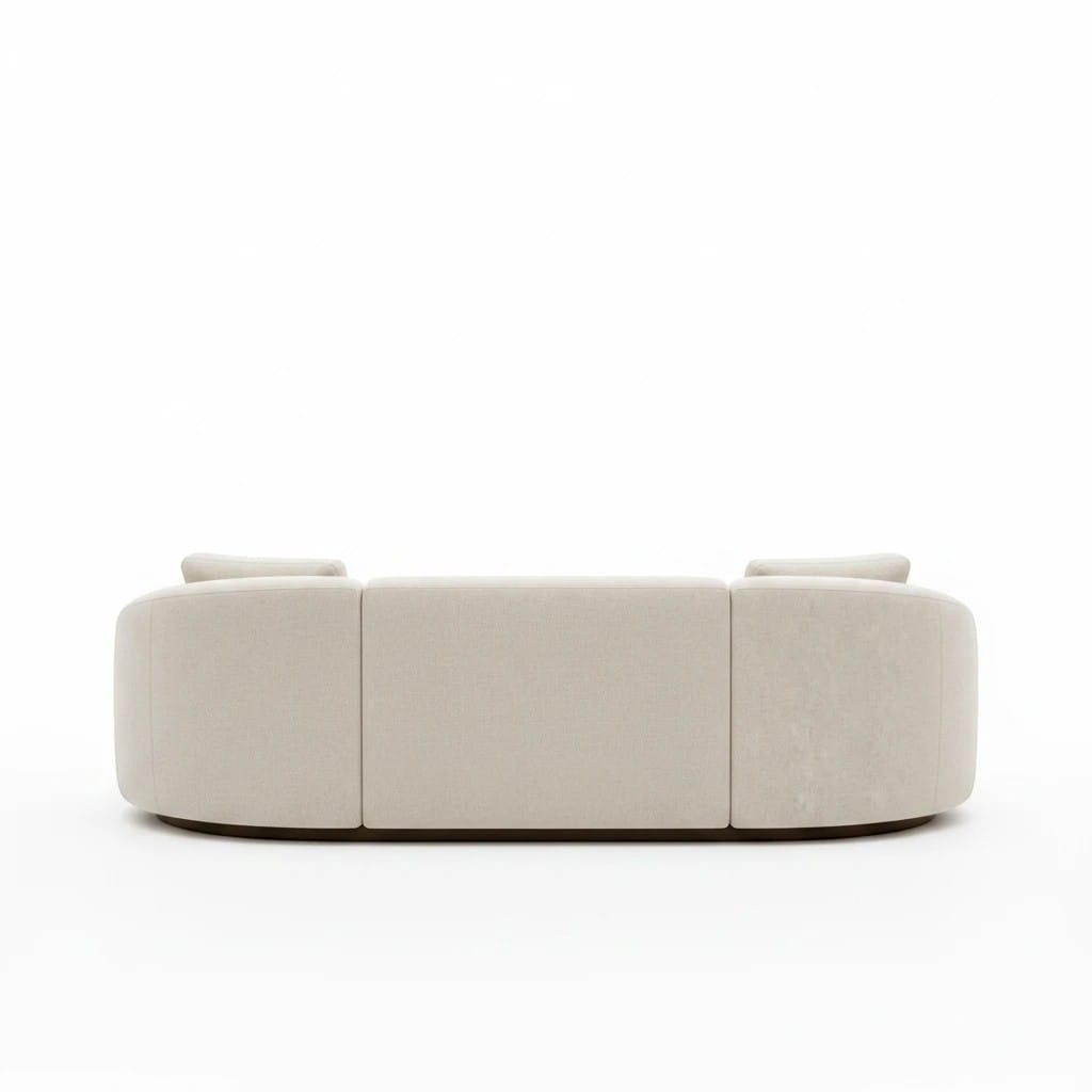 Home Atelier Curved Sectional Sofa for Modern Living Room