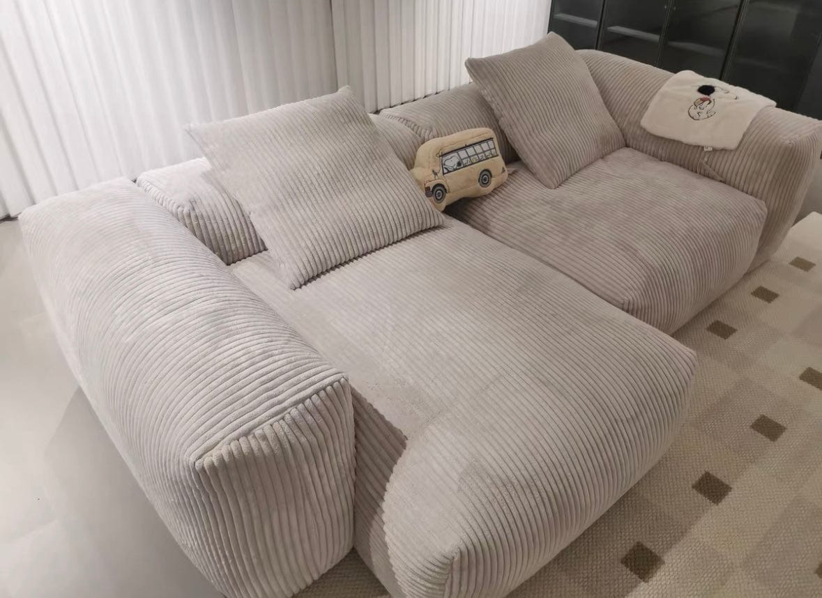 Home Atelier Dante Corduroy Sectional Sofa