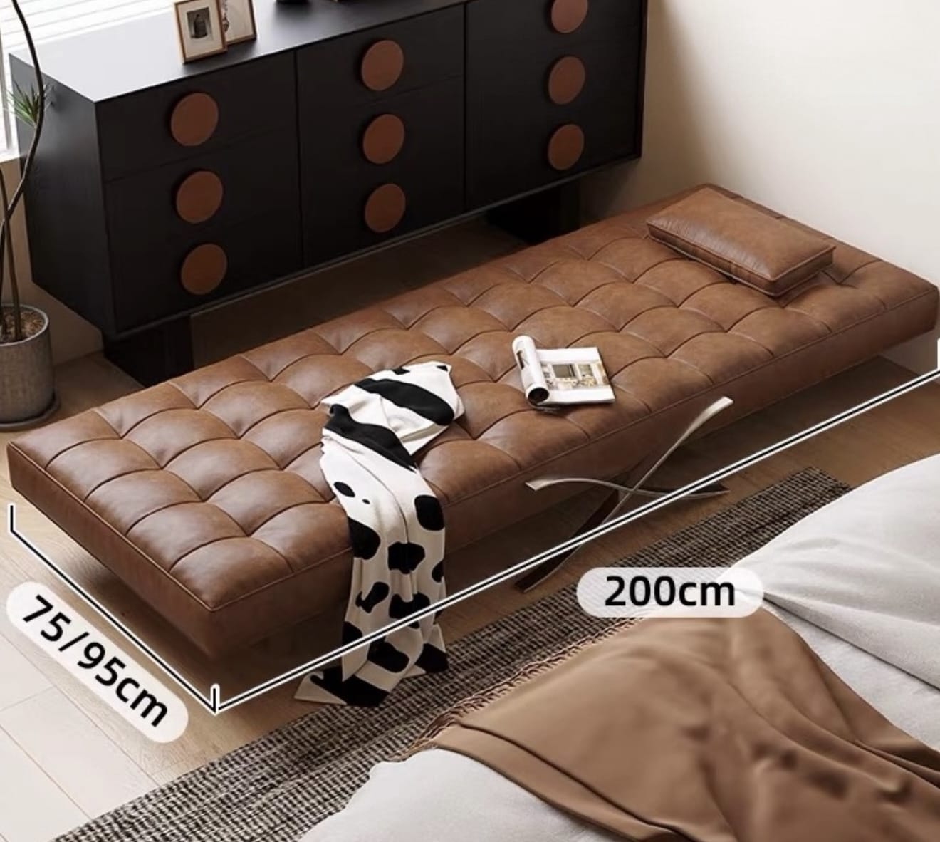 Home Atelier Darel Pull-out Boucle Sofa Bed (Copy 4)
