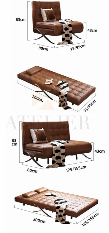 Home Atelier Darel Pull-out Boucle Sofa Bed (Copy 4)
