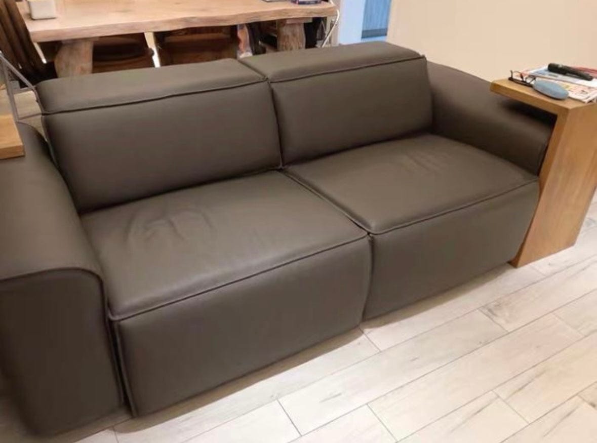 Home Atelier Darren Electric Recliner Leather Sofa