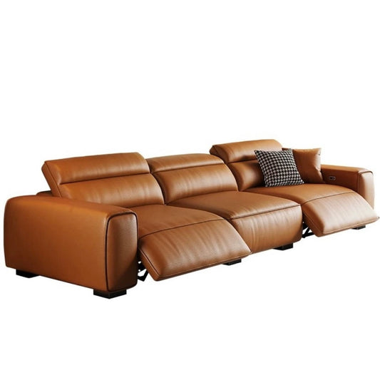 Home Atelier Darren Electric Recliner Leather Sofa