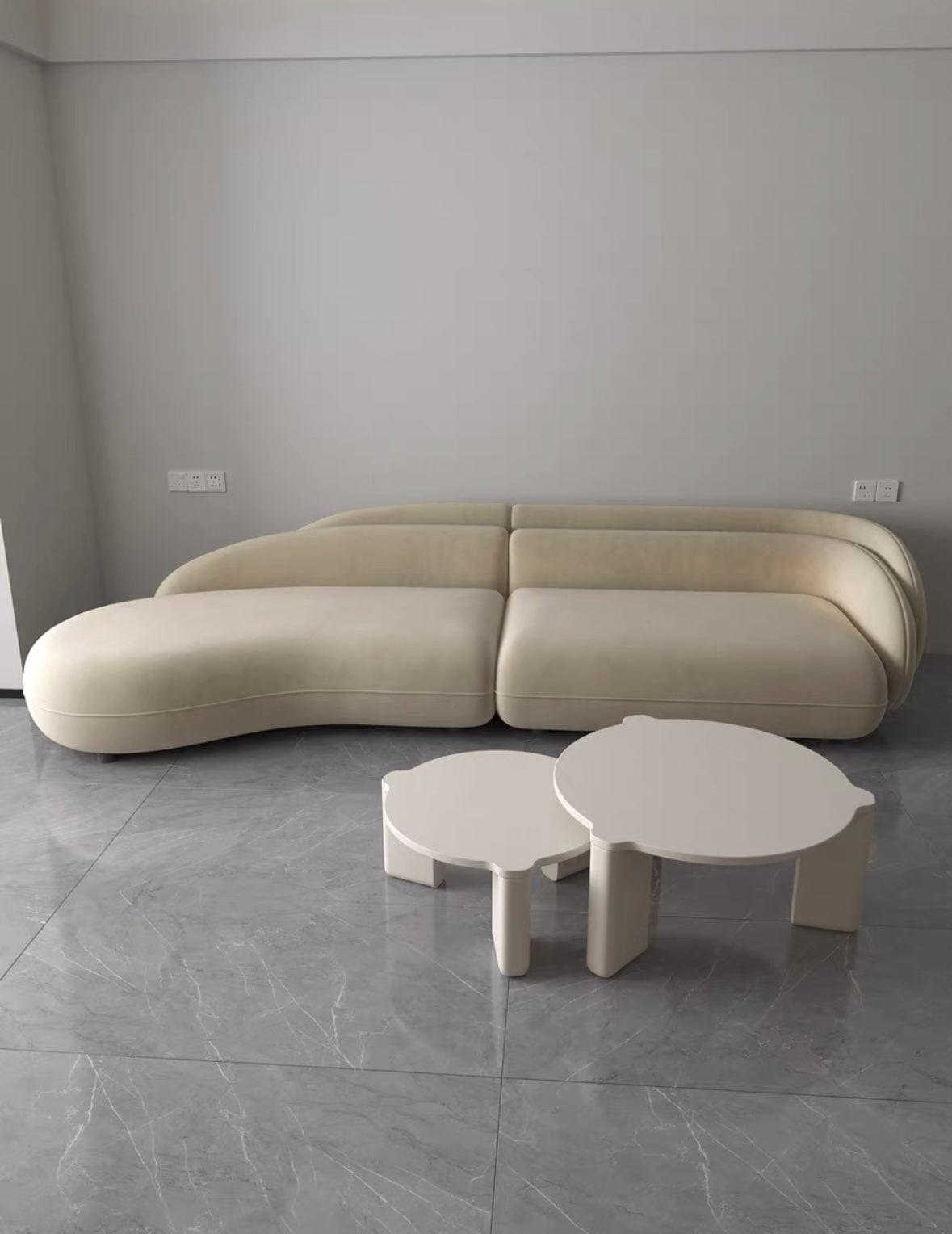 Home Atelier Dayton Scratch Resistant Curve Sofa