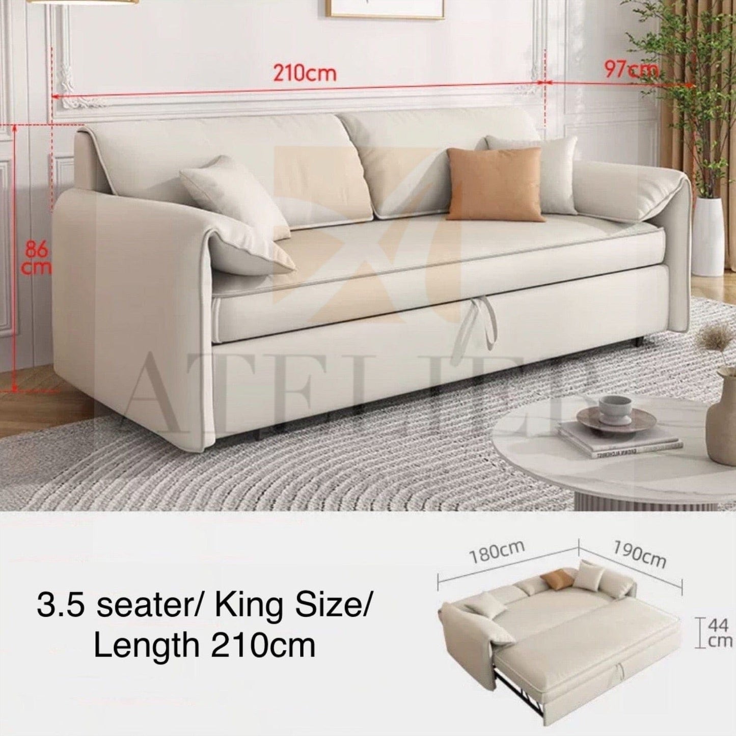 Home Atelier Denzel Sofa Bed