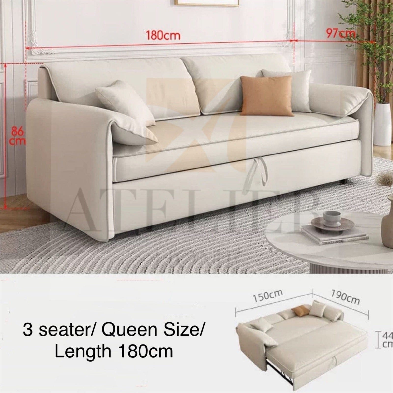 Home Atelier Denzel Sofa Bed