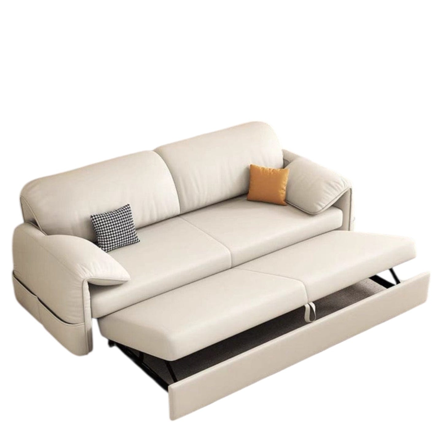 Home Atelier Diaz Scratch Resistant Leather Sofa Bed
