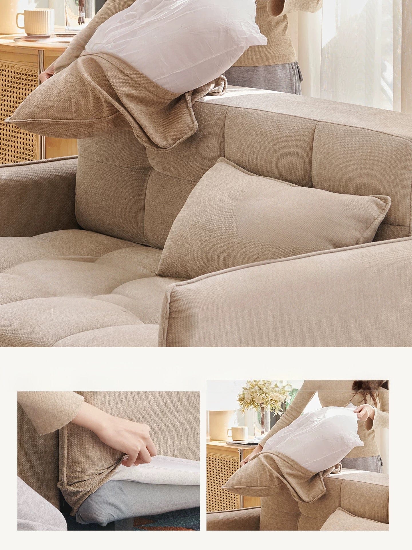 Home Atelier Dienna Pull-out Storage Sofa Bed