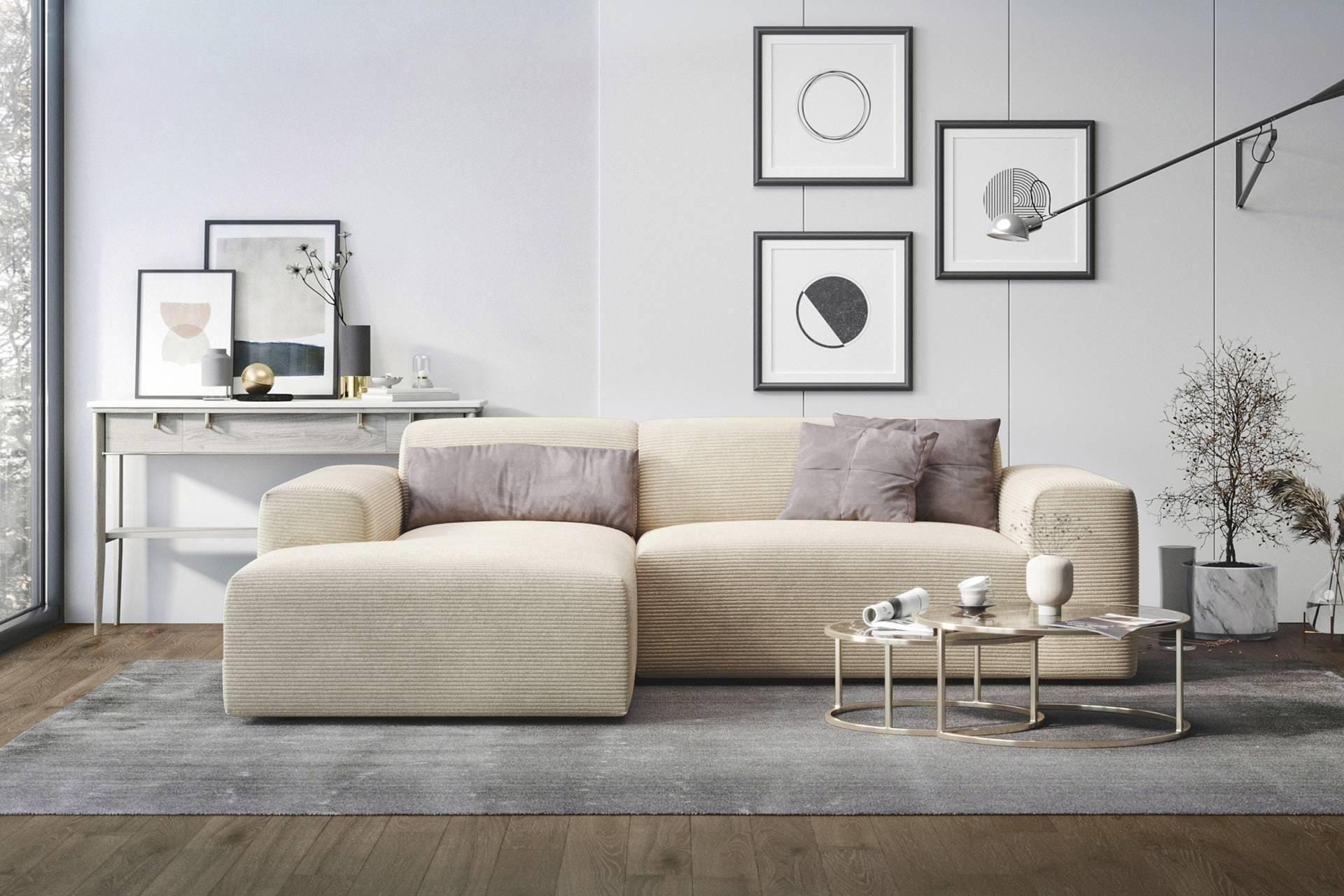 Home Atelier Dolce Scratch Resistant Sectional L-shaped Sofa