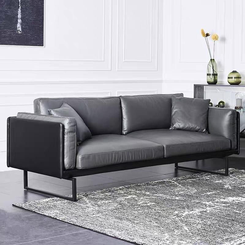 Home Atelier Donnie Genuine Cowhide Leather Sofa