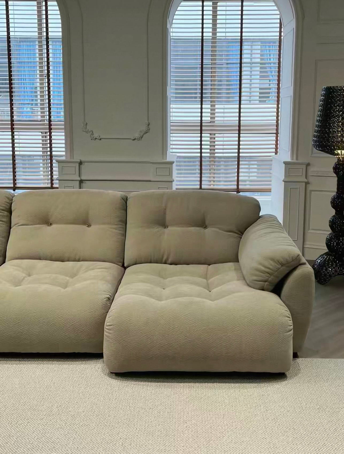 Home Atelier Dorsett Scratch Resistant Backrest Slider Sofa (Copy)