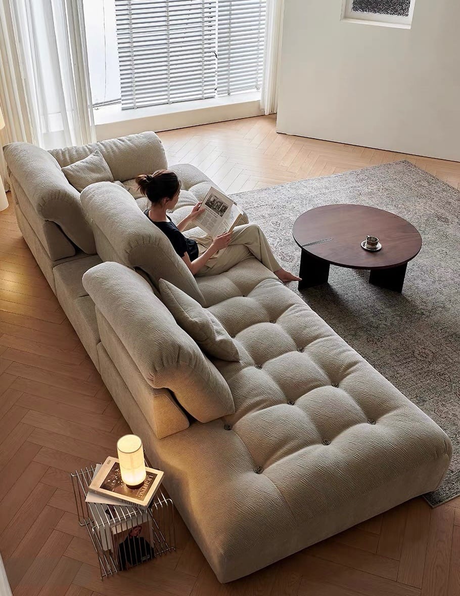 Home Atelier Dorsett Scratch Resistant Backrest Slider Sofa (Copy)