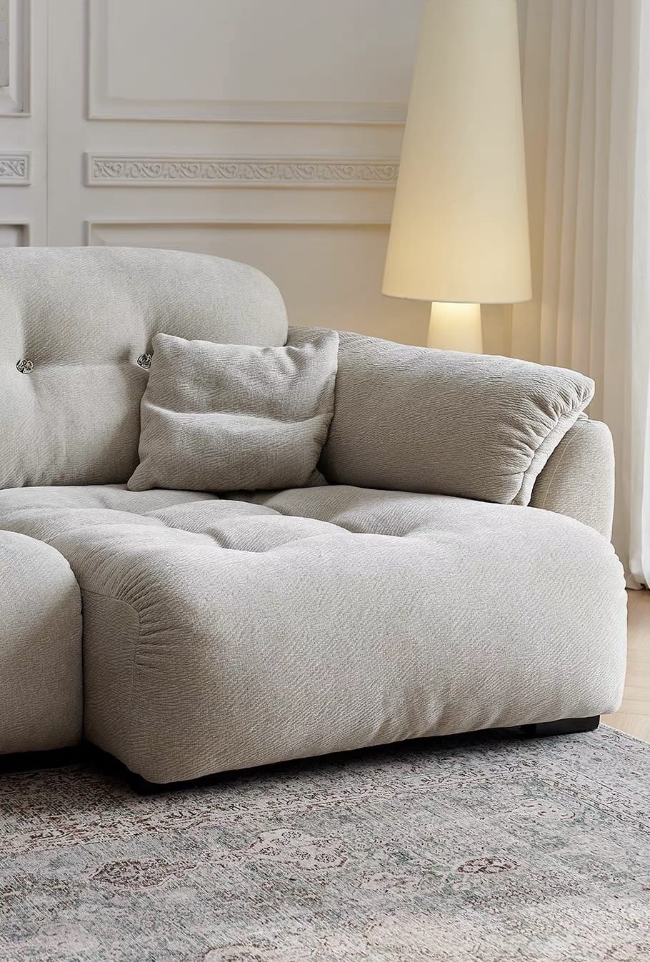 Home Atelier Dorsett Scratch Resistant Backrest Slider Sofa (Copy)
