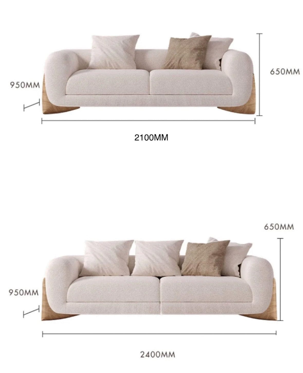 Home Atelier Douglas Boucle Sofa