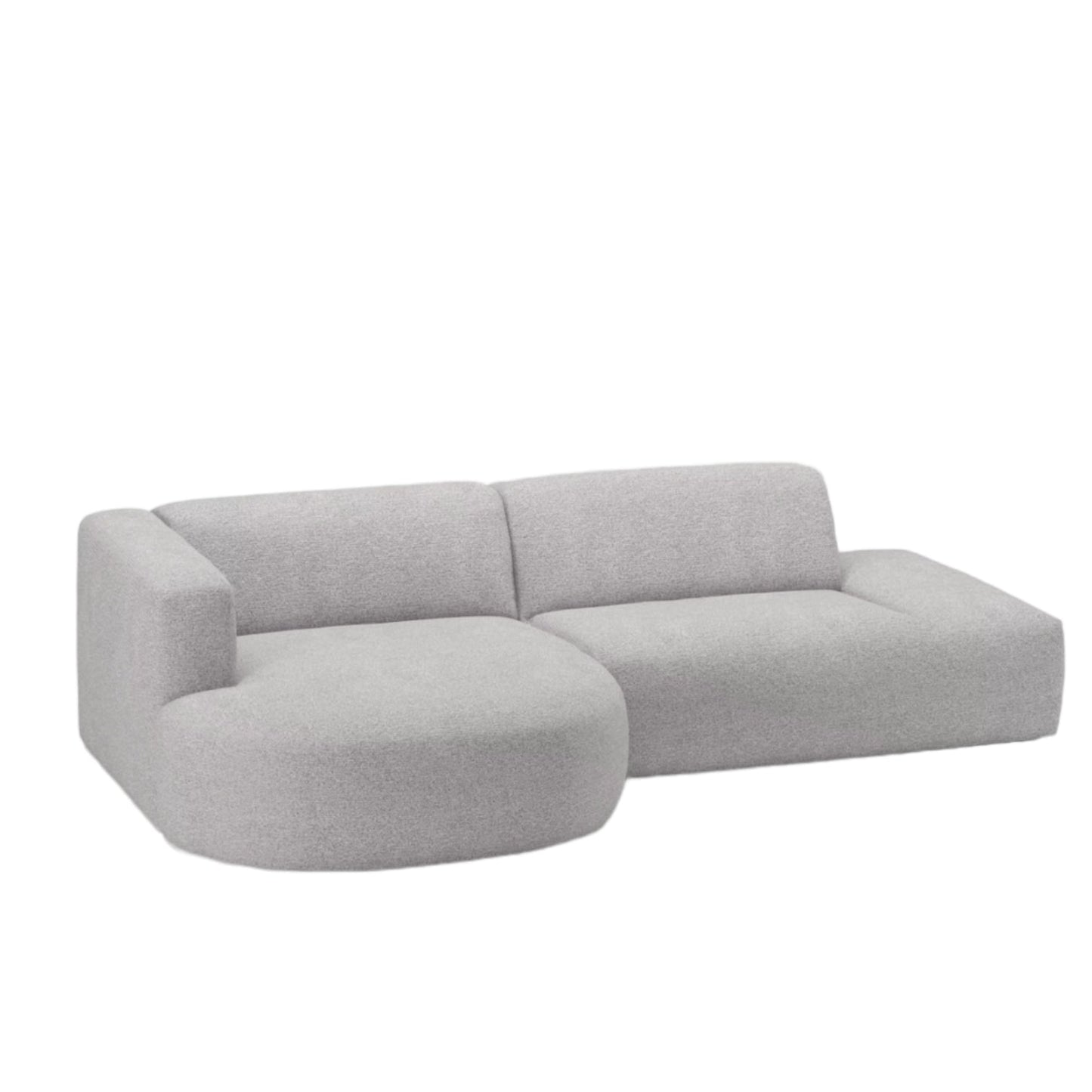 Home Atelier Drew Designer Sectional Round Chaise Sofa