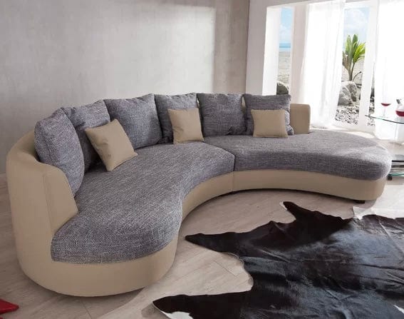 Home Atelier Dulcas Sectional Curve Sofa