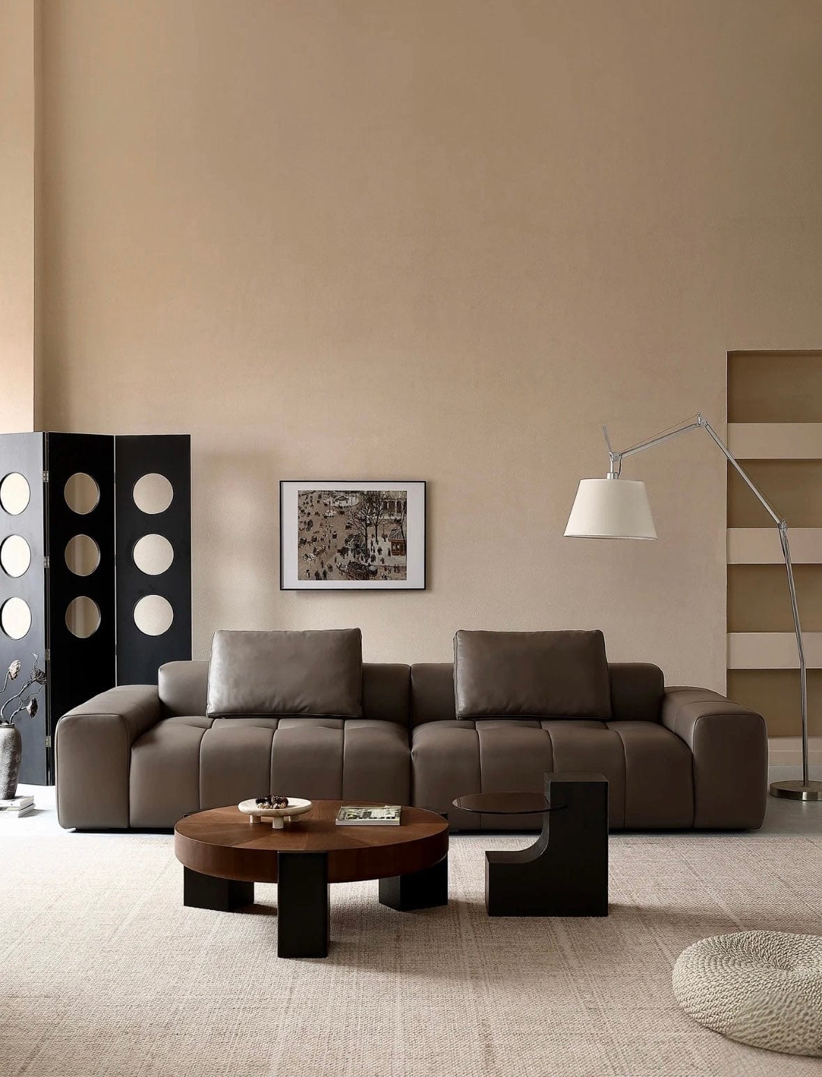 Home Atelier Duxton Scratch Resistant Leather Sofa