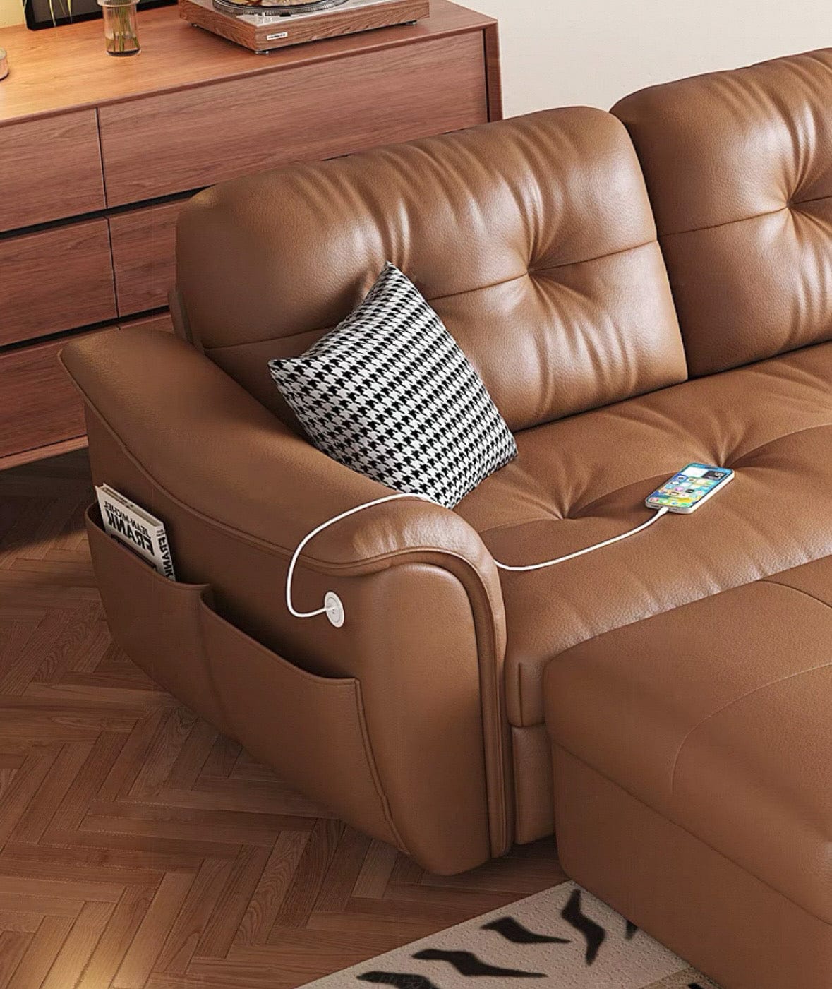 Home Atelier Dyan Scratch Resistant Storage Sofa Bed