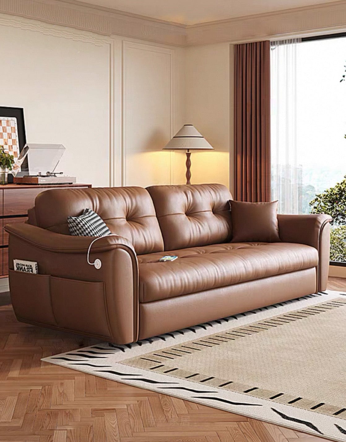 Home Atelier Dyan Scratch Resistant Storage Sofa Bed