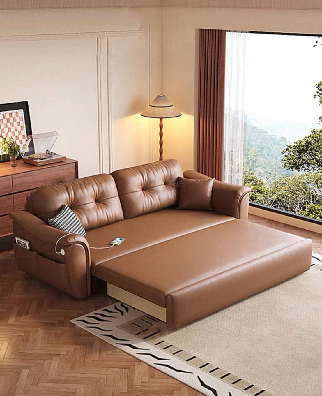 Home Atelier Dyan Scratch Resistant Storage Sofa Bed