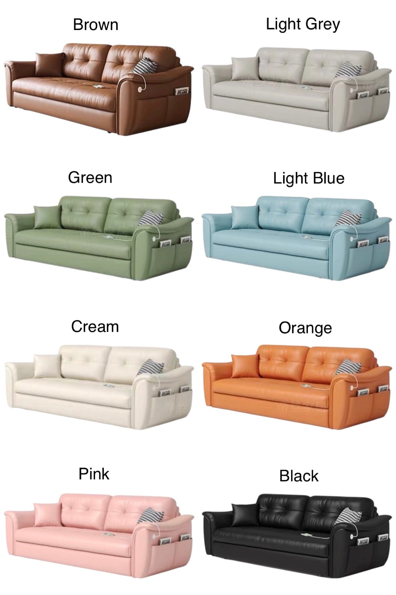 Home Atelier Dyan Scratch Resistant Storage Sofa Bed