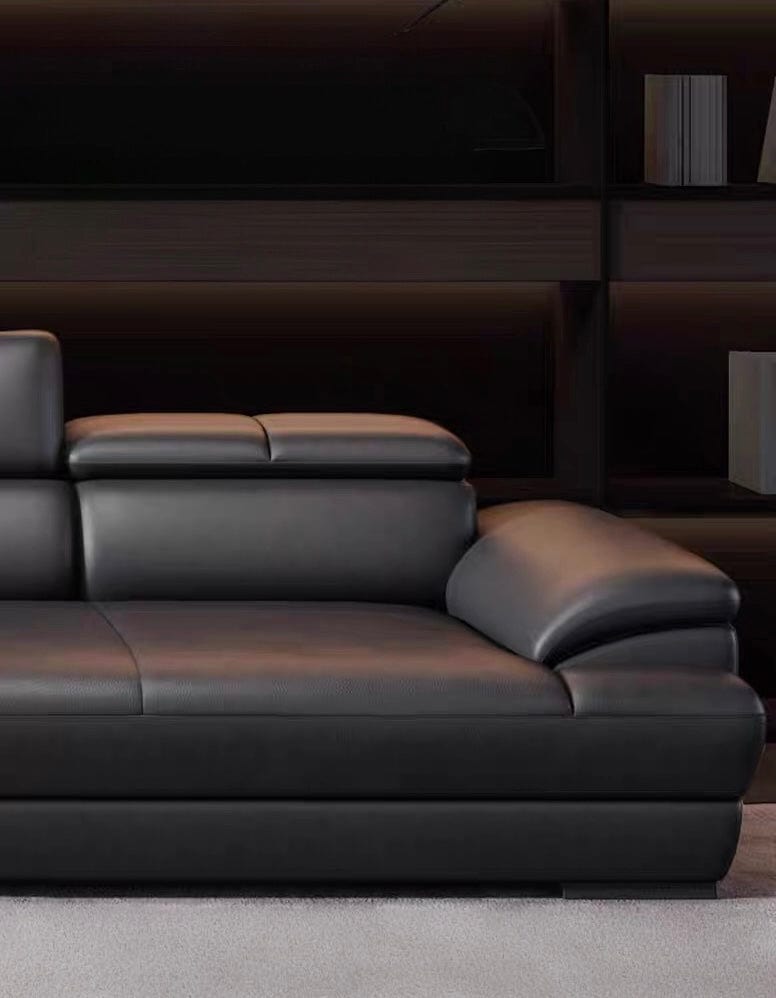 Home Atelier Elias Sectional Genuine Leather Sofa