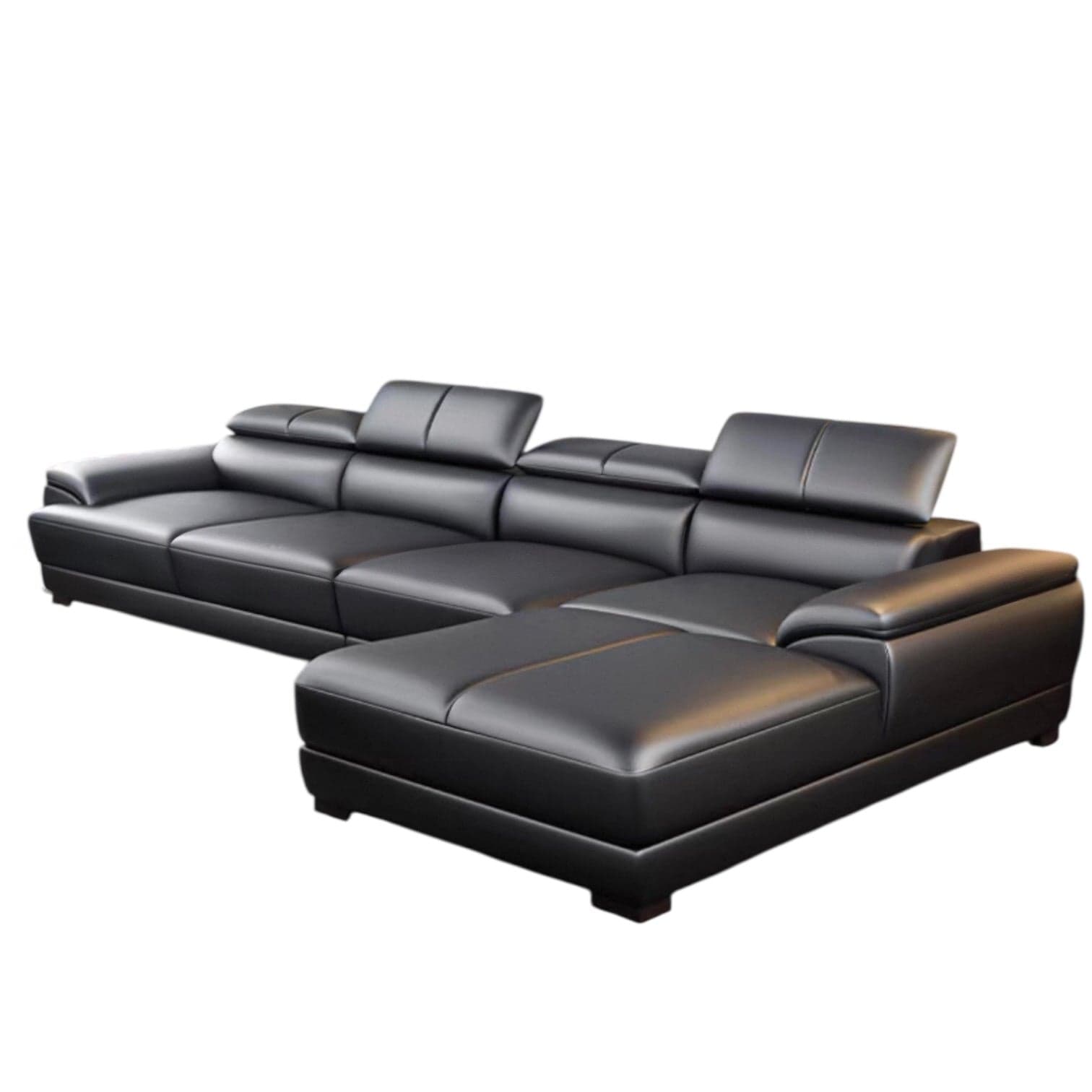 Home Atelier Elias Sectional Genuine Leather Sofa