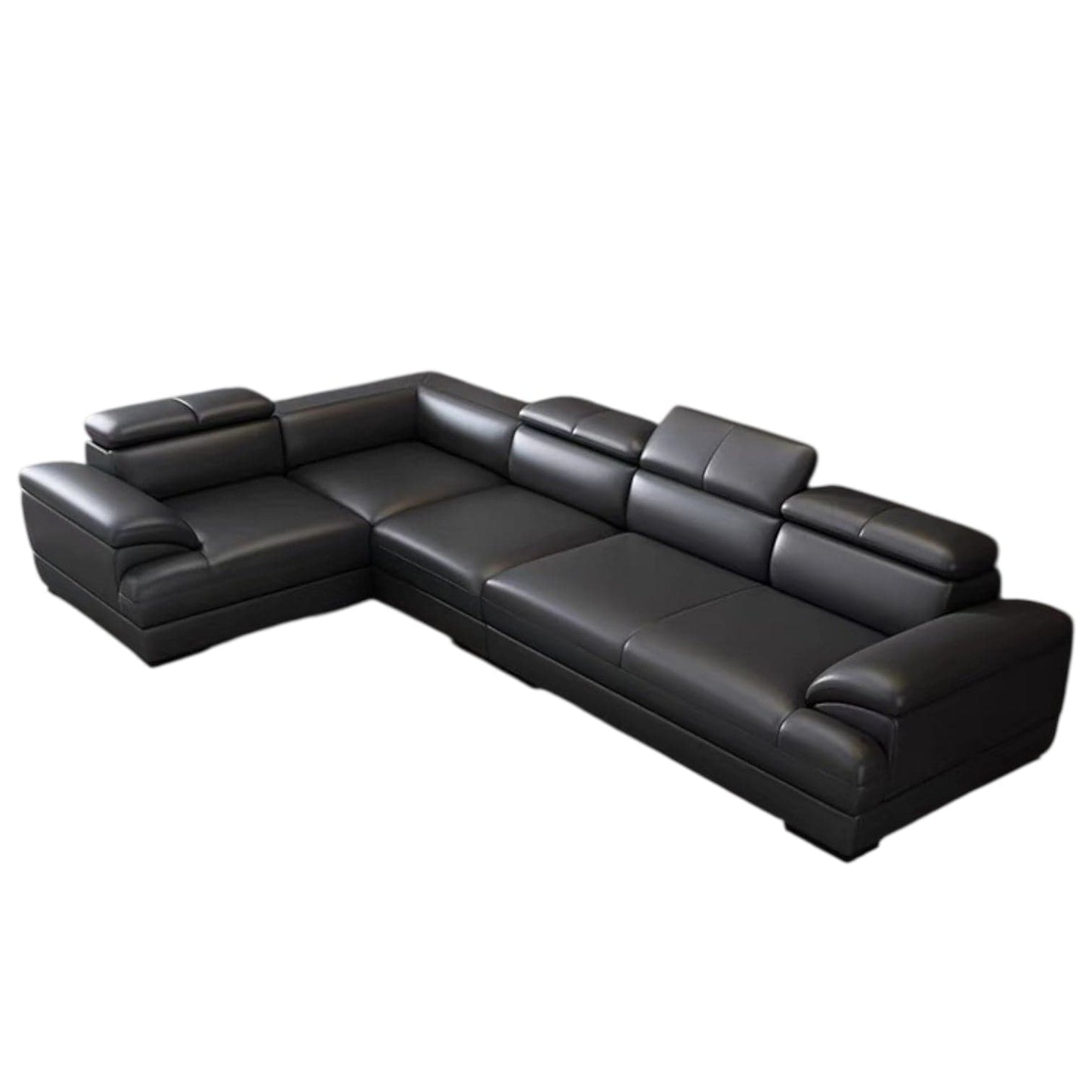 Home Atelier Elias Sectional Genuine Leather Sofa
