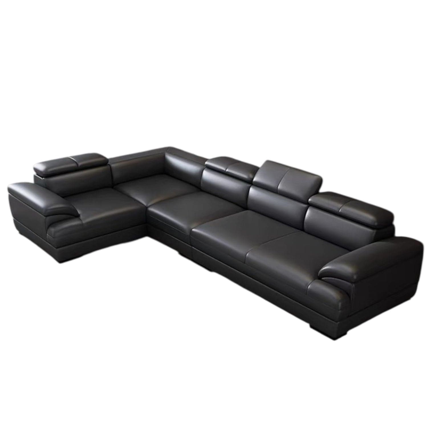 Home Atelier Elias Sectional Genuine Leather Sofa