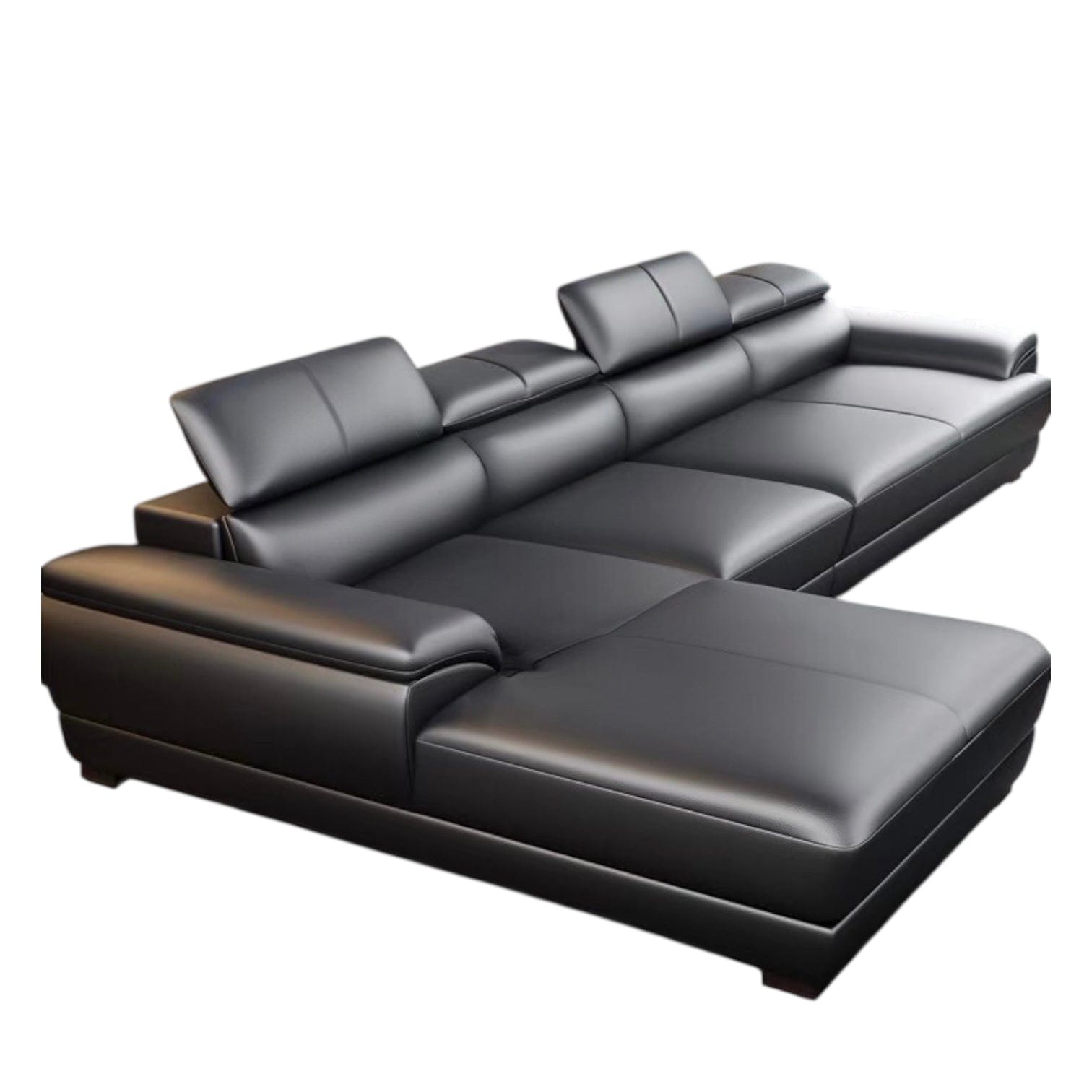 Home Atelier Elias Sectional Genuine Leather Sofa