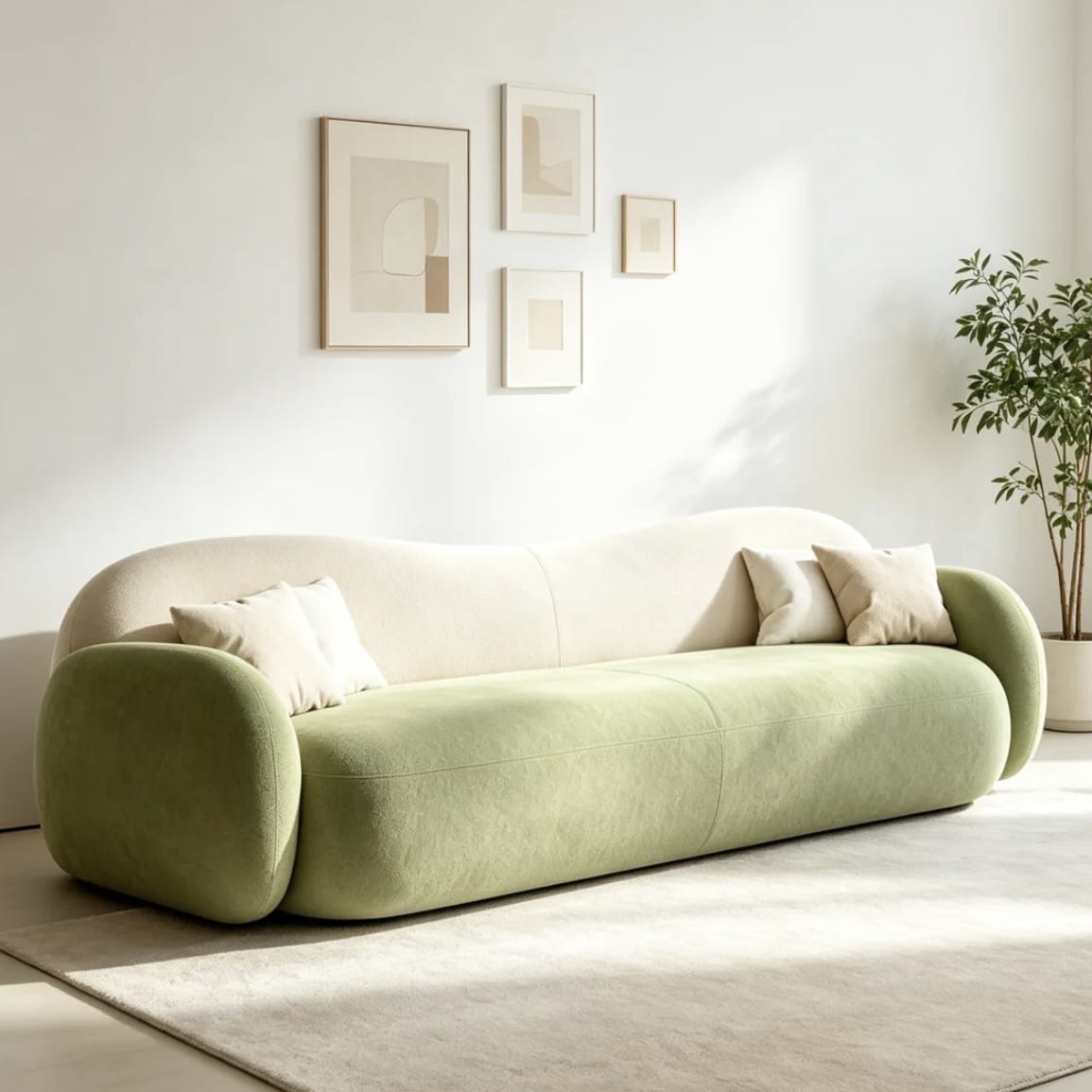 Home Atelier Eliot Scratch Resistant Curve Sofa (Copy 17)