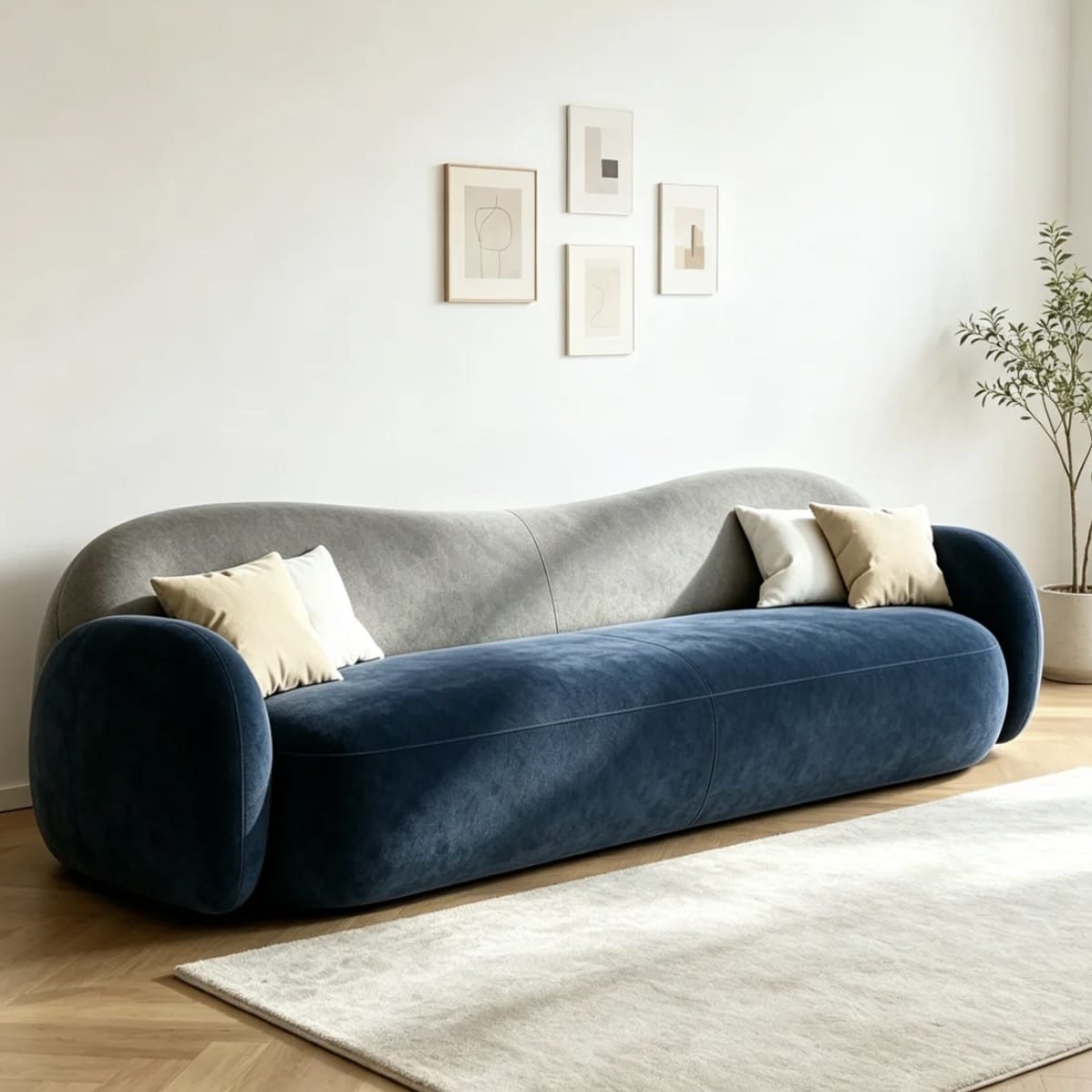 Home Atelier Eliot Scratch Resistant Curve Sofa (Copy 17)