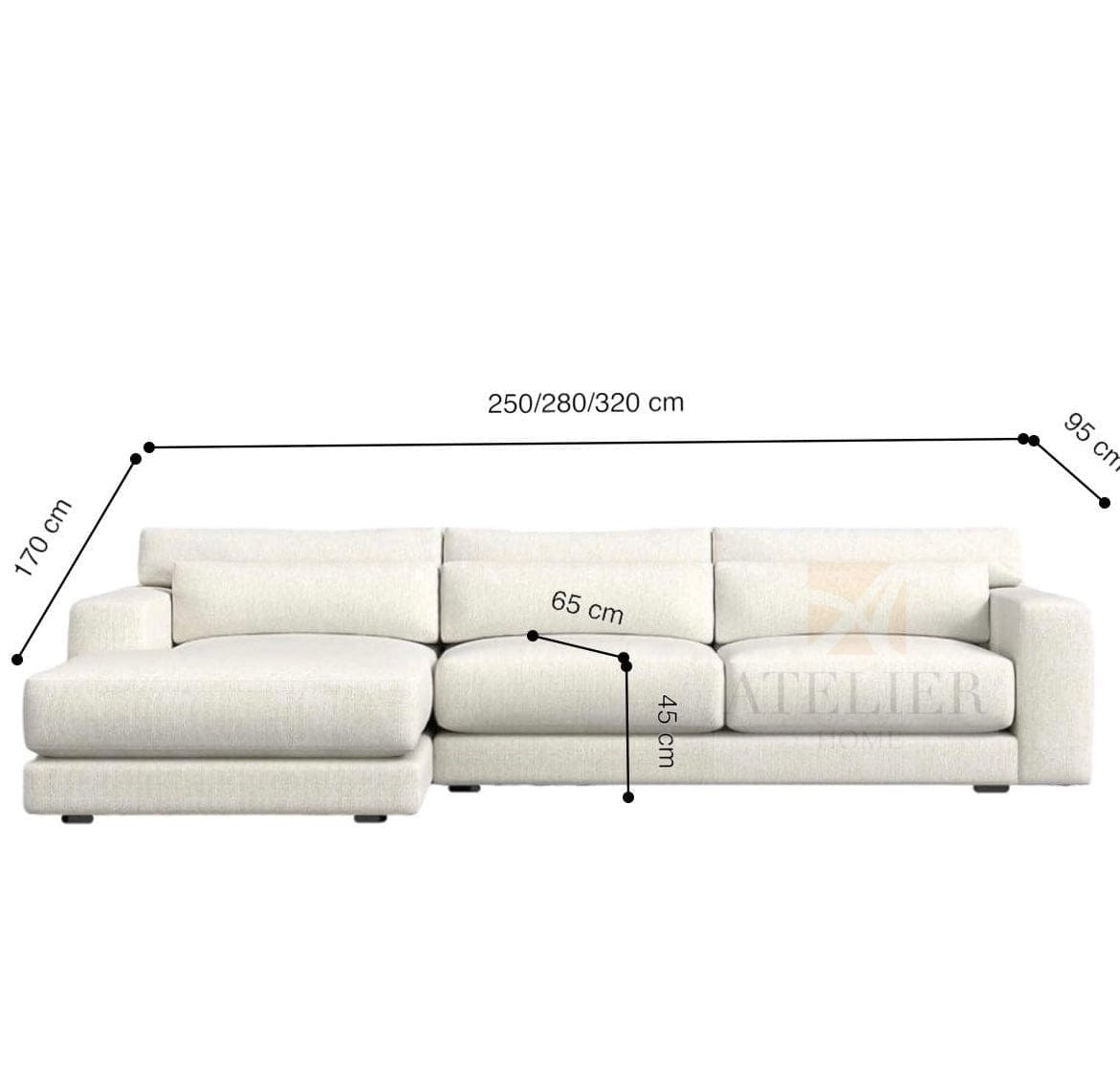 Home Atelier Ella Sectional L-shape Sofa
