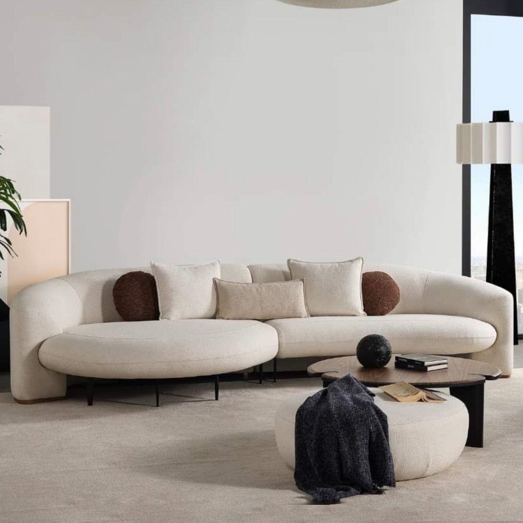 Home Atelier Emilia Designer Sectional Curve Sofa