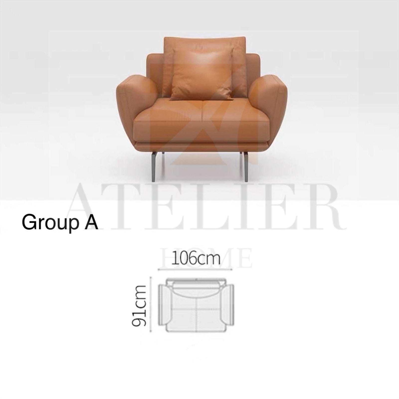 Home Atelier Emmanuel Angular Sectional Sofa