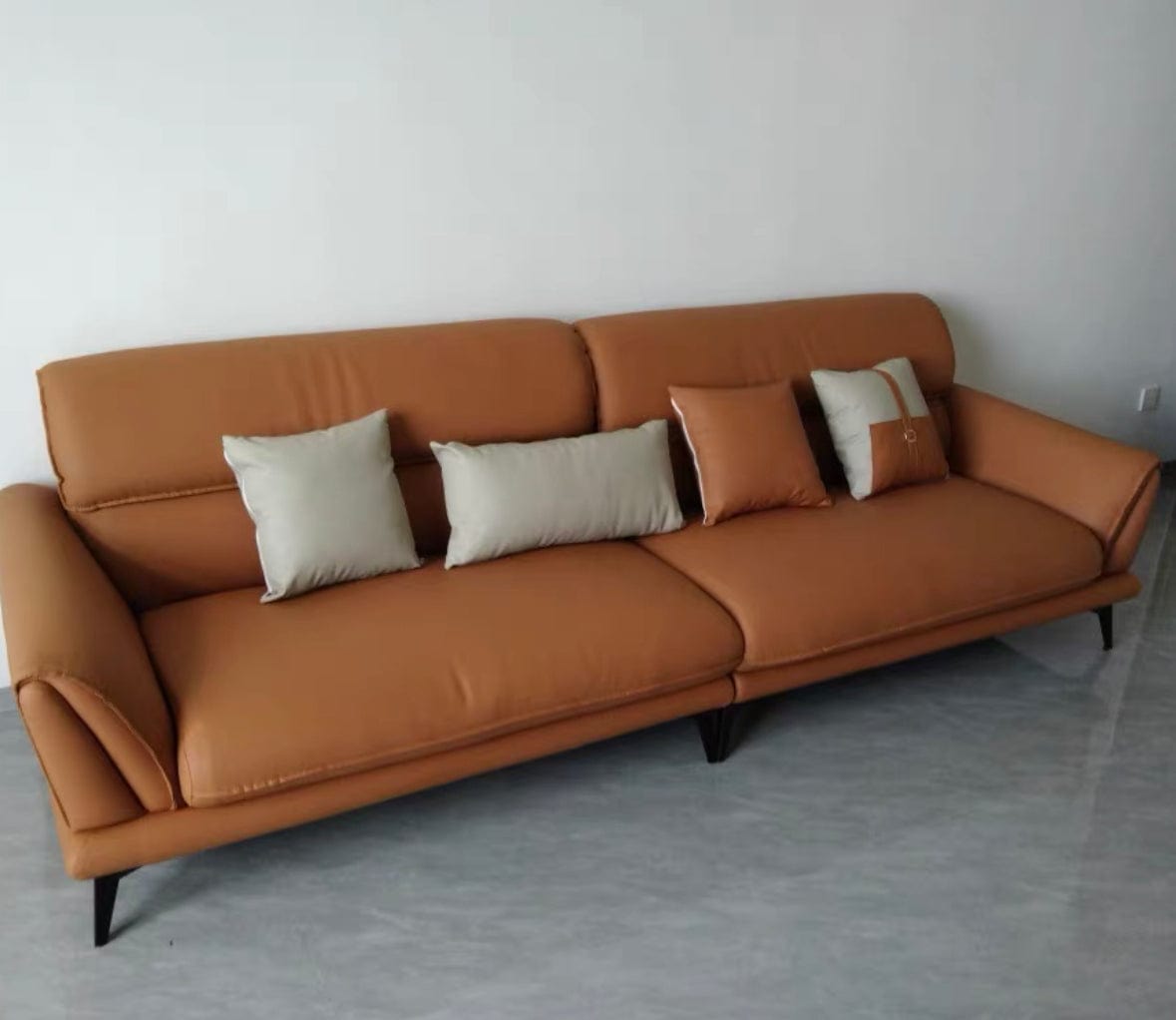 Home Atelier Eton Genuine Cowhide Leather Sofa